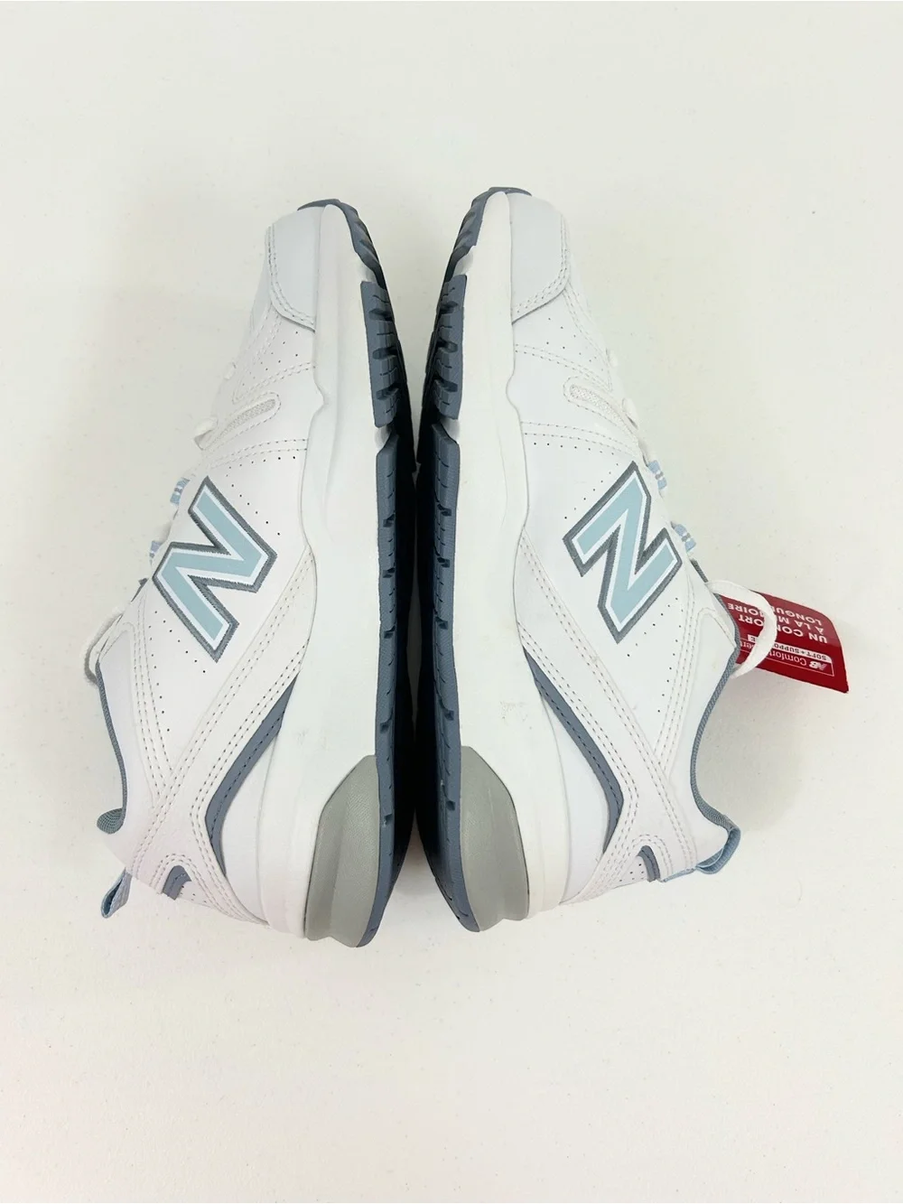 New Balance WX608v5 Sneakers White and Light Blue